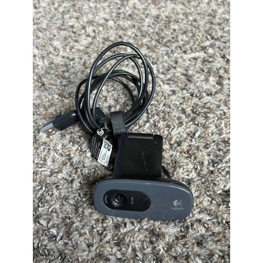Logitech V-U0018 720P HD Webcam With Built in Microphone VGC - USED
